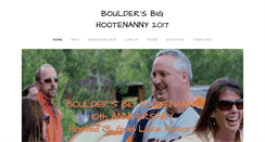 Desktop Screenshot of bouldersbighootenanny.com