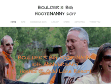 Tablet Screenshot of bouldersbighootenanny.com